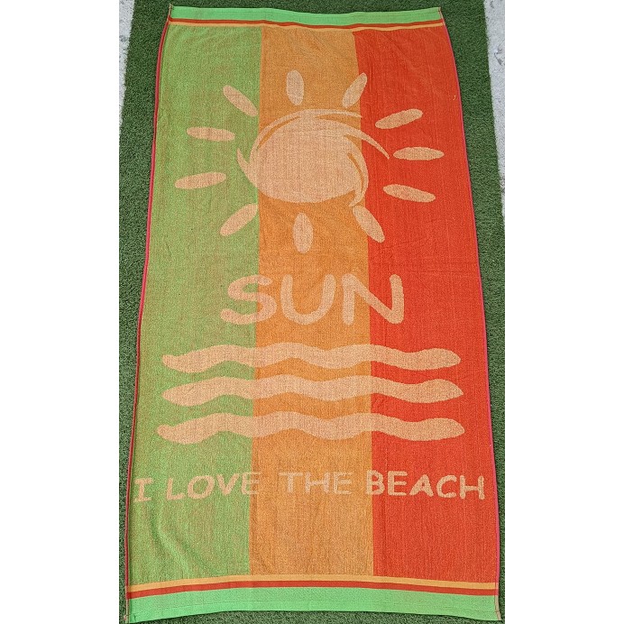 Toalla de Playa Sun Love The Beach de 85x165 cm